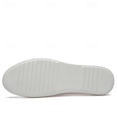 cheap Men&#039;s Sneakers-Men&#039;s White Casual Low-Top Sneakers - Comfortable and Trendy Lace-Up Shoes for Everyday Wear