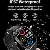 abordables Pulseras inteligentes-696 H35 Reloj inteligente 2.02 pulgada Pulsera inteligente Bluetooth Podómetro Recordatorio de Llamadas Seguimiento del Sueño Compatible con Android iOS Hombre Llamadas con Manos Libres Recordatorio