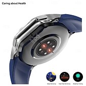 abordables Montres connectées-696 DTWatchX Montre intelligente 1.43 pouce Smartwatch Montre Connectée Bluetooth Podomètre Rappel d&#039;Appel Moniteur de Sommeil Compatible avec Android iOS Femme Hommes Mode Mains-Libres Rappel de