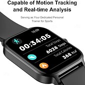 abordables Pulseras inteligentes-696 P85 Reloj inteligente 1.93 pulgada Pulsera inteligente Bluetooth Podómetro Recordatorio de Llamadas Seguimiento del Sueño Compatible con Android iOS Mujer Hombre Llamadas con Manos Libres