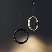 abordables Suspension-Lampe suspendue en métal à 1 lumière, luminaire décoratif d&#039;intérieur, idéal pour un balcon, un salon, une chambre à coucher ou une salle à manger, pendentif LED