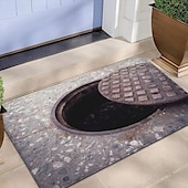 cheap Doormats-Cobblestone Wellcover Doormat Kitchen Mat Floor Mat Non-Slip Area Rug Oil Proof Rug Indoor Outdoor Mat Bedroom Decor Bathroom Mat Entrance Rug
