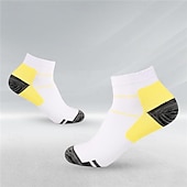 economico Calzini da corsa-Calze a compressione Calze sportive Calzini da corsa 1 paio Color Block Per uomo Calzini / Calze Anti-scivolo Traspirante Comodo Allenamento in palestra Pallacanestro Corsa Jogging Ciclismo Gli sport