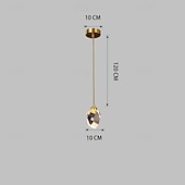 cheap Island Lights-LED Pendant Light Dimmable  1/3/5/7/10/15-Light Nordic Glass Ball Home Decor Modern Crystal Chandelier Simple Home Decoration Chandelier Dining Room Bar Counter 85-265V ONLY DIMMABLE WITH REMOTE CONTROL