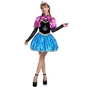levne Dámské Kostýmy-Princeznovské Annabelle Šaty Cosplay kostým Dospělé Sexy kostým Výkon Párty Karneval Plesová maškaráda Jednoduchý karnevalový kostým
