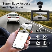 billige Bil-DVR-x21+ 2160p hd med bakkamera bil dvr 170 grader vidvinkel 3 tommer ips dash cam med wifi / nattsyn / g-sensor 4 infrarøde lysdioder bilopptaker