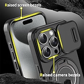cheap iPhone Cases-Phone Case For iPhone 16 Pro Max Plus iPhone 15 14 Pro Max Plus iPhone 13 12 11 Pro Max Back Cover Ring Holder Shockproof PC