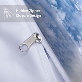preiswerte Bettbezug-Sets-Bettbezug-Set mit Flugzeug, Himmel, Sonnenuntergang, Landebahn – enthält Bettbezug und Kissenbezüge – atemberaubendes Flugzeug- und Sonnenuntergangsdesign – weicher und bequemer Stoff