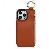 cheap iPhone Cases-Phone Case For iPhone 16 iPhone 15 Pro Max Plus iPhone 14 13 12 11 Pro Max Plus Mini SE Back Cover with Stand Holder Card Slot Ring Buckle Retro PC PU Leather