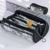 cheap Pencil Cases &amp; Holders-New Transparent Pen Bag Creative Simple Multi-functional Primary and Secondary School Students Stationery Pencil Case Large Capacity Pencil Case
