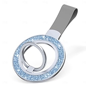 abordables Soporte para móvil-Titular del anillo del teléfono Rotativo Plegable Magnética Soporte para teléfono para Exterior Escritorio Compatible con iPhone 15 14 Plus 13 12 Mini 11 Pro Max X XR XS Max Accesorio para Teléfono