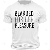 billige Morsomme T-skjorter for menn-Herre Morsom T skjorte Kortermet T skjorte 3D-utskrift Crew-hals Skjorte Årgang Kul Fest Ferie Svart Hvit Rød Sommer Vår Klær S M L XL XXL XXXL