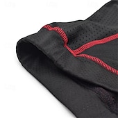 halpa Miesten shortsit, sukkahousut ja housut-WOSAWE Miesten Pyöräilyshortsit Pehmustetut shortsit pyöräilyyn Pyörä Shortsit Suojashortsit Tyköistuva Urheilu Hengittävä Nopea kuivuminen Erittäin elastinen Mukava Musta Keltainen Vaatetus