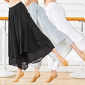 preiswerte Ballettbekleidung-Ballett Hosen Pure Farbe Damen Ausbildung Freizeitskleidung Hoch lyocell
