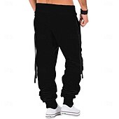 economico Pantaloni della tuta-Per uomo Pop art Teschi Pantaloni della tuta Jogging Vita normale Informale Esterno Stampa 3D Autunno inverno Nero