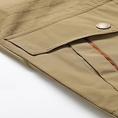 economico Giubbotti e cappotti da uomo-Per uomo Giacca da esterno Giacca cargo Giacca con cappuccio Giacca tattica Esterno Giornaliero Rimovibile Morbido Tasche multiple Primavera &amp; Autunno Liscio Informale Comodo Con cappuccio Standard