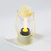 preiswerte Kerzenlicht-LED elektronisches Pferdelicht Kerzenlicht Retro kleine Öllampe elektronisches Kerzenlicht kreatives nostalgisches Windlicht Desktop-Ornament kleines Nachtlicht Festival Party dekorative Lichter 1St