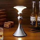 cheap Table Lamps-LED Desk Light Touch Controlled Reading Light Bar Metal Table Lamp Portable Battery Table Retro Night Light LED Restaurant Bedroom Bedside Restaurant USB Charging Light 1PC