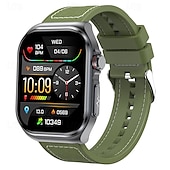 abordables Relojes inteligentes-iMosi ET585 Reloj inteligente 2.04 pulgada Smartwatch Reloj elegante Bluetooth ECG + PPG Monitoreo de temperatura Podómetro Compatible con Android iOS Mujer Hombre Llamadas con Manos Libres