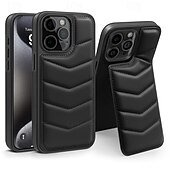 お買い得  iPhone用ケース-電話 ケース 用途 iPhone 16 iPhone 15 プロマックスプラス iPhone 14 13 12 11 Pro Max Plus バックカバー スタンド付き 磁石バックル ワイヤレス充電をサポート レトロ風 TPU PC PUレザー