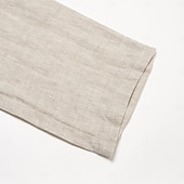 baratos Calças Elite Masculinas-100% Linho Homens Calças de linho Calças Com Cordão Cintura elástica Perna reta Tecido Conforto Respirável Casual Diário Feriado Moda Estilo Clássico Bege