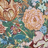 preiswerte Jacquardgewebte Wandteppiche-Jacquardgewebter Wandteppich, Gobelin, Aubusson-Wandkunst, zum Aufhängen, großer Aubusson-Wandteppich, Reproduktion eines Webstuhls aus Baumwolle, Blumenstrauß, belgischer Wandteppich (ohne Quasten