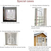 お買い得  窓とドアの画面-調整可能なDIYファイバーグラスメッシュ窓スクリーン、ジッパー開閉付き - ペット用手作り昆虫、非接着ループとフックストラップでカスタマイズ可能なサイズに切れるシートメッシュ