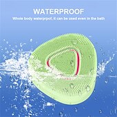 economico Apparecchi per la cura del viso-detergente viso elettrico con vibrazione ad alta frequenza per massaggio con sfera in silicone