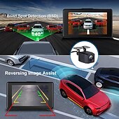 billige Bil-DVR-x21+ 2160p hd med bakkamera bil dvr 170 grader vidvinkel 3 tommer ips dash cam med wifi / nattsyn / g-sensor 4 infrarøde lysdioder bilopptaker