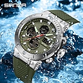 economico Orologi digitali-SANDA Da uomo Orologio digitale All&#039;aperto Sportivo Di tendenza Orologio da polso Luminoso Cronometro Allarme sveglia Conto alla rovescia TPU Guarda