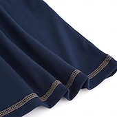 economico Maglietta casual Henley-Maglietta Henley da uomo in 2 pezzi, a maniche corte, semplice, con maniche raglan, alla moda, stile basic, con bottoni, confezione da 2, per vacanza, strada, casual, estate, tutte le stagioni.