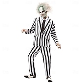 levne Kostýmy pro páry a skupiny-Beetlejuice Beetlejuice 2 Zombie Lydia Deetzová Cosplay kostým Halloween skupinové kostýmy pro páry Dospělé Pánské Dámské Klasické &amp; nadčasové Svatebnívečírek předvečer Všech svatých Karneval Plesov