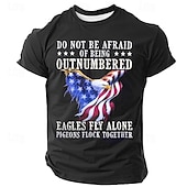  4 luglio 2026 250° Giorno della Memoria Maglietta Uomo Patriottica Vintage Retro Patriot Stampa 3D Bandiera USA Veterano Collo Rotondo Maniche Corte Casual