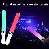levne Novinky-světelná tyčinka 3w 15 barev změna led svítící tyčinka pro vokální koncerty večírky svatební fluorescenční kempingová výzdoba