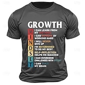 abordables T-shirt graphique pour hommes-Homme Lettre Drôle T-shirt 100% Coton Manche Courte Graphique Chemise Noir Gris foncé Vert Véronèse T-shirt confortable Rue Sport en Plein Air Vêtements de créateurs de mode
