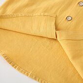 billiga T-shirts och skjortor för pojkar-Pojkar 3D Ensfärgat Skjortor Långärmad Sommar Vår Mode Grundläggande Lilla barn (4-7år) 4-7 år Tröjkrage Utomhus Ledigt Dagligen Normal