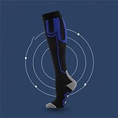 abordables Calcetines de running-Calcetines de compresión Calcetines Deportivos Calcetines para correr 1 Par Bloque de Color Hombre Calcetines de tubo A prueba de resbalones Transpirable Reductor del Sudor Cómodo Entrenamiento de