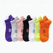 זול גרבי גברים-בגדי ריקוד גברים 3 זוגות רב חבילות גרביים גרביים לריצה גרביים ליומיום שחור לבן צבע קולור בלוק ספורט וחוץ יומי חופשה בסיסי בינוני אביב סתיו אופנתי יום יומי