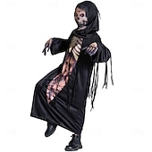 levne Duchové a Sklizňové-Duch Smrtka předvečer Všech svatých Cosplay kostým Kostým na Večírek Maškarní Úbory Strašidelný kostým Dětské Chlapecké Dívčí Karneval Plesová maškaráda Mardi Gras Výkon Párty předvečer Všech svatých