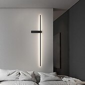 baratos Candeeiros de Parede de interior-luminárias de parede internas LED fonte de luz de 3 cores luminária de parede geométrica linear minimalista arandelas longas iluminação de parede luminárias de parede para sala de estar luminárias de