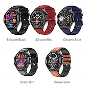 tanie Smartwatche-E480 Inteligentny zegarek 1.43 in Inteligentny zegarek Bluetooth EKG + PPG Monitorowanie temperatury Krokomierz Kompatybilny z Android iOS Damskie Męskie Długi czas czuwania Odbieranie bez użycia rąk