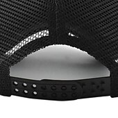 billige Baseballcaps for menn-Herre Snapback lue Baseballcaps Solhatt Trucker Hat Nettinghette Svart Hvit Bomull Netting Mesh tilbake Mote Fritid Gate Daglig Grafisk Justerbare Solkrem Pustende