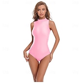 olcso Matt-Zentai öltöny Szerepjáték Jelmezek Bőrruházat Nindzsa Farsangi jelmez Overall Királyok napja Női Akrobatatrikó Szexi jelmez Tömör szín Spandex Lycra Ruha mert Mindszentek napja Farsang Álarcos