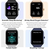 abordables Pulseras inteligentes-696 P85 Reloj inteligente 1.93 pulgada Pulsera inteligente Bluetooth Podómetro Recordatorio de Llamadas Seguimiento del Sueño Compatible con Android iOS Mujer Hombre Llamadas con Manos Libres