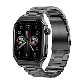 Χαμηλού Κόστους Smartwatch-et280 έξυπνο ρολόι 2.04 amoled μεγάλη οθόνη bluetooth κλήση ΗΚΓ ανίχνευση καρδιακού παλμού παρακολούθηση υγείας sos αθλητικό smartwatch