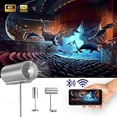 Недорогие Проекторы-Заводской Аутлет TS-3 LED Проектор Встроенный динамик Мини портативный карманный портативный Автофокус WIFI проектор 720P (1280x720) 2000 lm Android 9.0 Совместим с iOS и Android HDMI USB