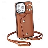 tanie Etui do iPhone&#039;ów-telefon Kılıf Na iPhone&#039;a 16 iPhone&#039;a 15 Pro MaxPlus iPhone 14 13 12 11 Pro Max Plus Mini Etui na karty portfela Z podpórką Uchwyt pierścieniowy Zamek Retro TPU Metal Skóra PU