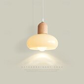 economico Luci a sospensione-lampada a sospensione a led bianco caldo 1 luce 7w e26/e27 interni in stile francese paralume in vetro lampada a sospensione filo sospeso lampadario a soffitto regolabile comodino soggiorno apparecchi