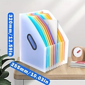 cheap Office Supplies-A4 Multi-layer Vertical Organ Package Large Capacity Bll folder File Box Office Storage Papers Folder
