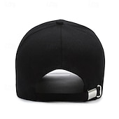 preiswerte Baseballkappe für Herren-Herren Cap Basecap Sonnenhut Kappe Schwarz Rote Polyester Modisch Brautkleider schlicht Strasse Täglich Buchstabe Einstellbar Sonnenschutz Atmungsaktiv